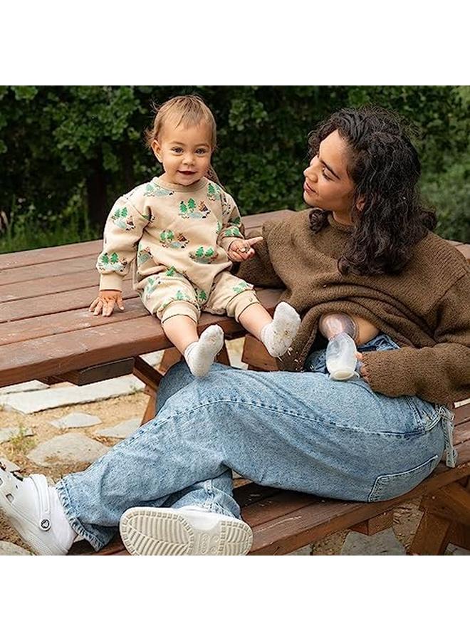 haakaa Manual Breast Pump With Base 4Oz 100Ml Plus Lid - Image 3