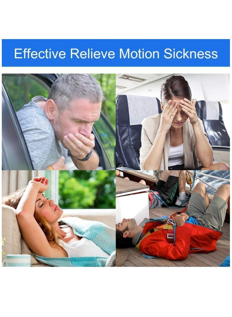 Sefudun - Motion Sickness Patches 40 Pieces For Travel Motion Sickness 100% Pure Natural Herb Treatment Easy to Carry For Car Sea Air Travel Fast Acting With No Side Effects No Chemicals Added (20 Pairs) - Image 1