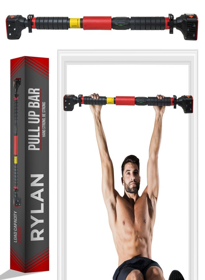 Rylan Pull Up Bars For Home Workout -Chin Up Bar Gym Accessories for Men Door Way Adjustable Hanging Rod Without Screw, Anti-skid Grip, Strength Training Exercise Bar- Pullup Bar- - Image 1