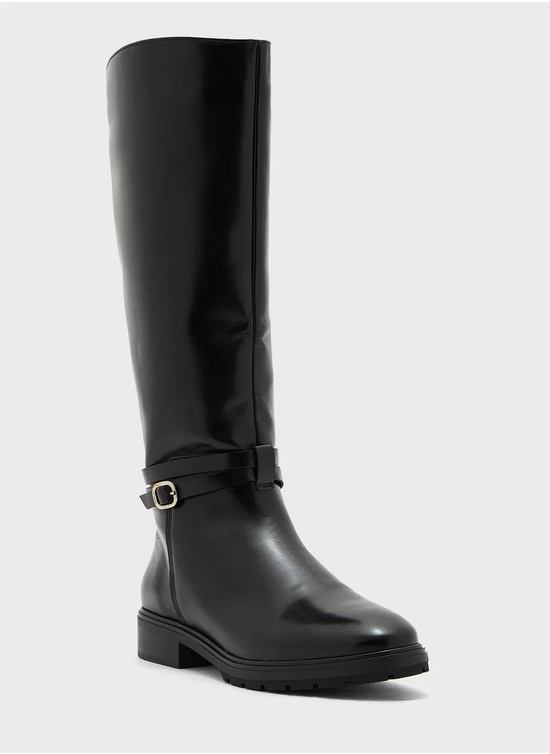 TOMMY HILFIGER Leather High Boots
