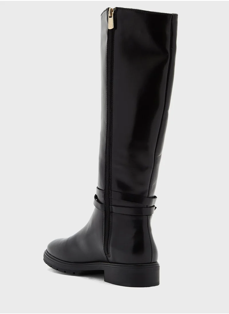 TOMMY HILFIGER Leather High Boots