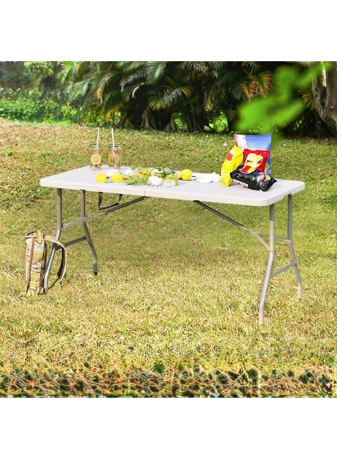 Living Multi-Purpose Foldable Table with Handle – Rectangular Design - Image 5