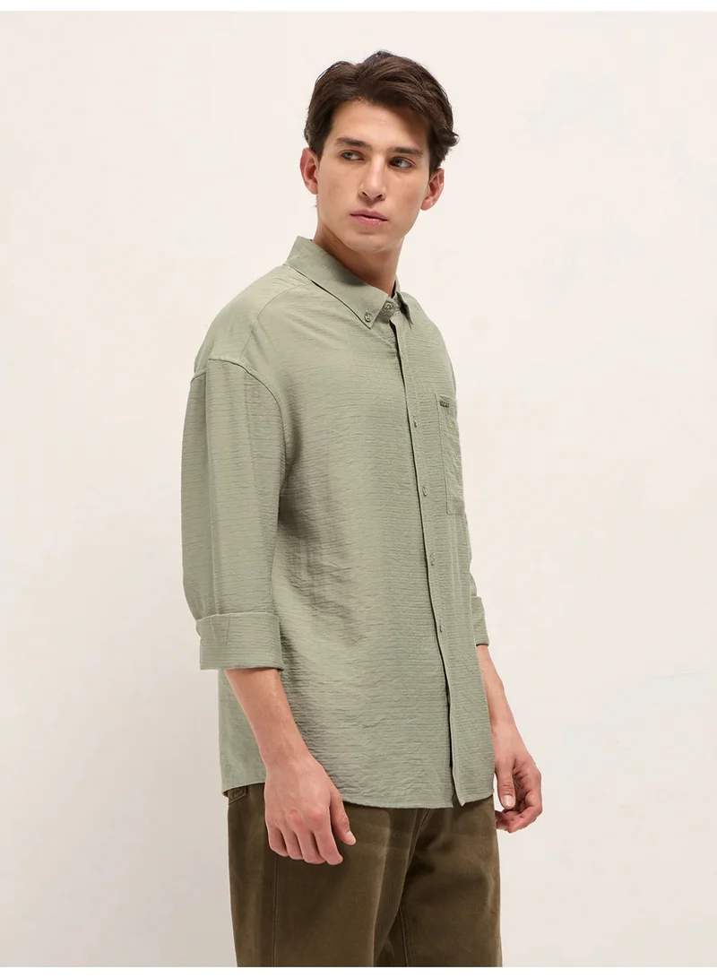 ذا بير هاوس Men’s Long Sleeve Shirt – Classic, Comfortable and Stylish Essential for Work, Travel or Casual Outings