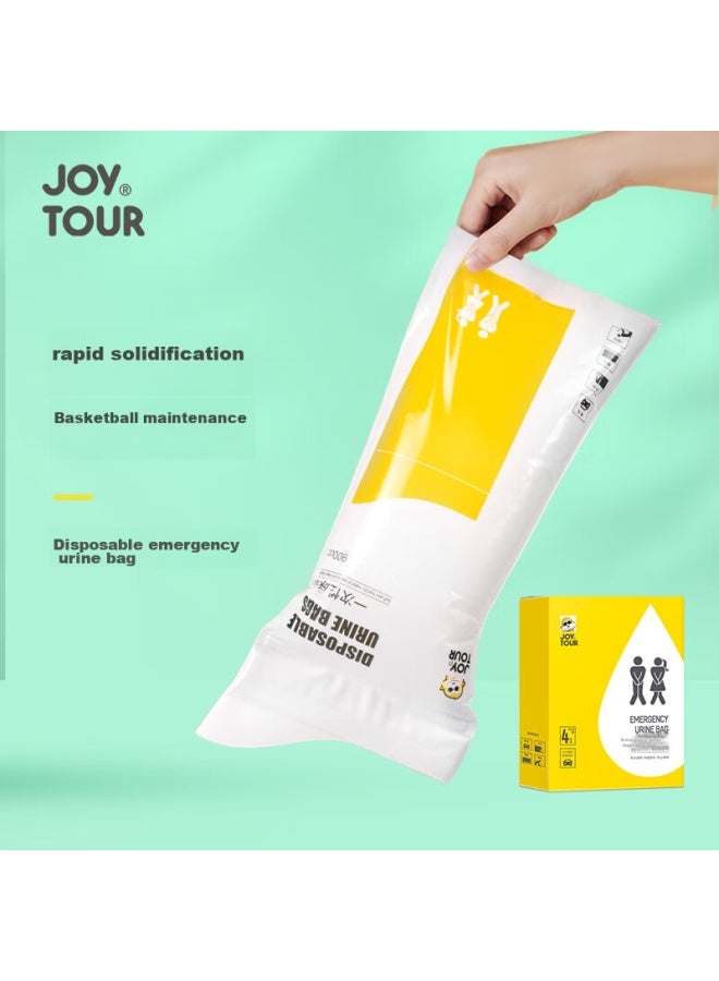 JOY TOUR Joytour Emergency Urine Bag, Disposable Urinal, Portable Urine Collection Device For Car, Mini Toilet, 4 Pieces/box - Image 4