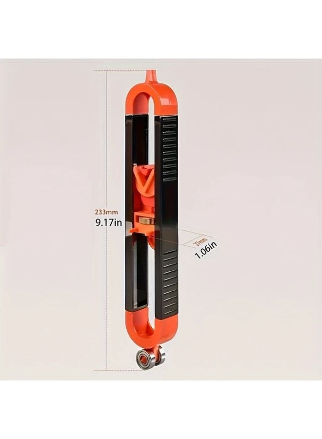 1 Pc Adjustable Profile Scribing Ruler Precision Woodworking Measuring Gauge Tool - Image 3