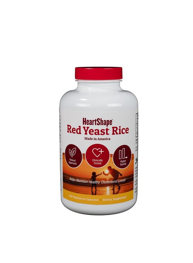 HeartShape Red Yeast Rice 240 Count (Pack of 1)