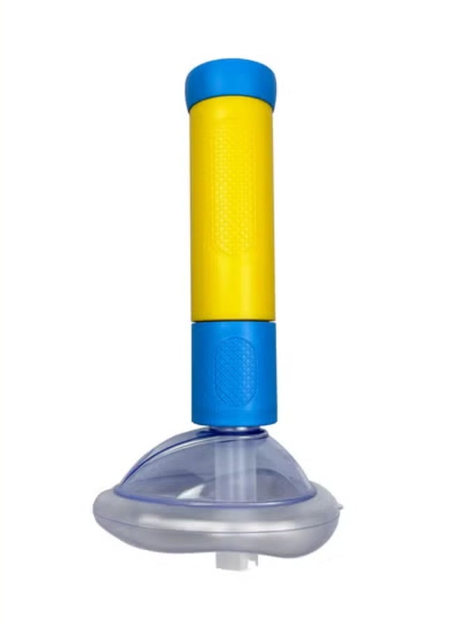 general Children's and Adult Suffocation Rescue Devices with 1 Large and 1 Small Mask Breathing Trainer Portable Emergency Suffocation Device Artificial Heart-Lung Device - Image 1