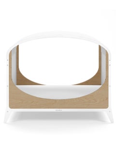 Snuz Fino Cot Bed For Infant And Baby, Minimal And True Contemporary Style, Converts To Toddler Bed , 2 Matress Heights, Suitable From 0 To 18Months , Dimensions W153 X L74 X H88.5Cm - Natural  - Image 4