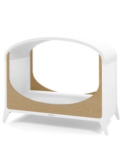 Snuz Fino Cot Bed For Infant And Baby, Minimal And True Contemporary Style, Converts To Toddler Bed , 2 Matress Heights, Suitable From 0 To 18Months , Dimensions W153 X L74 X H88.5Cm - Natural  - Image 5