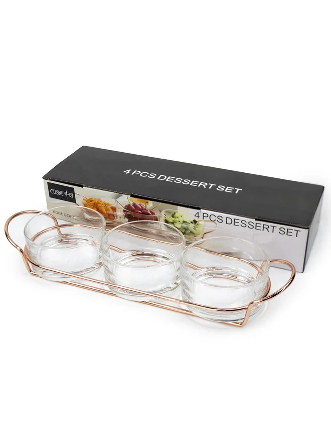 كويزين أرت طقم حلويات كوزين آرت ٤ قطع