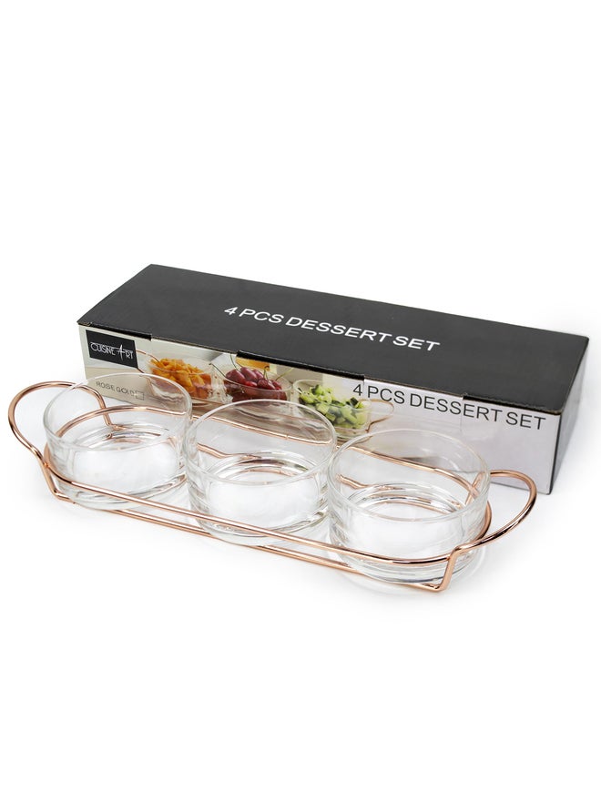 Cuisine Art طقم حلويات 4 قطع من كوزين آرت