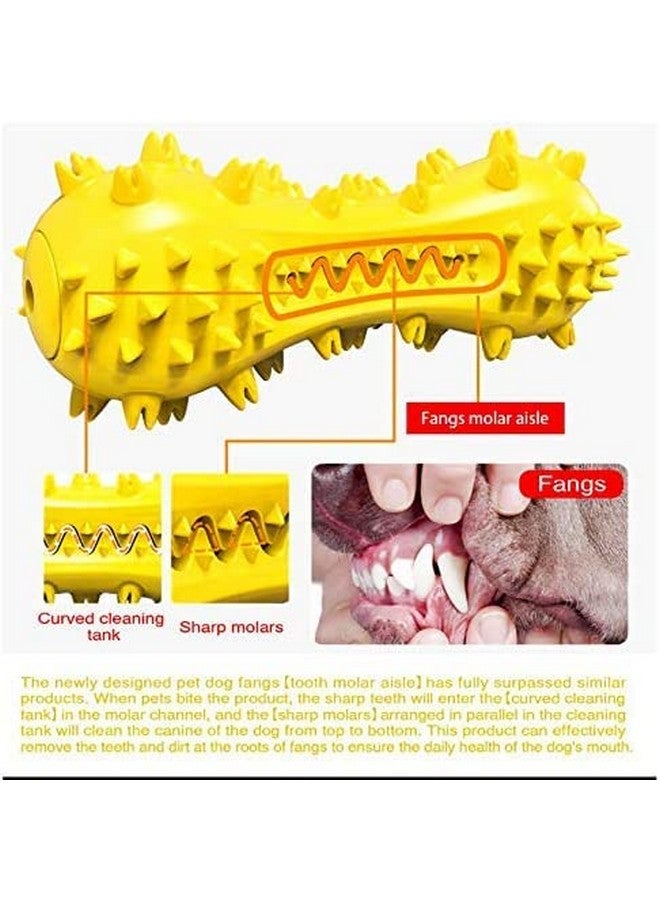Pet Squeaky Rubber Chew Toys Aggressive Chewer Dog Toy And Teeth Cleaning Toy Dogs And Puppies - Color As Per Available - Image 5