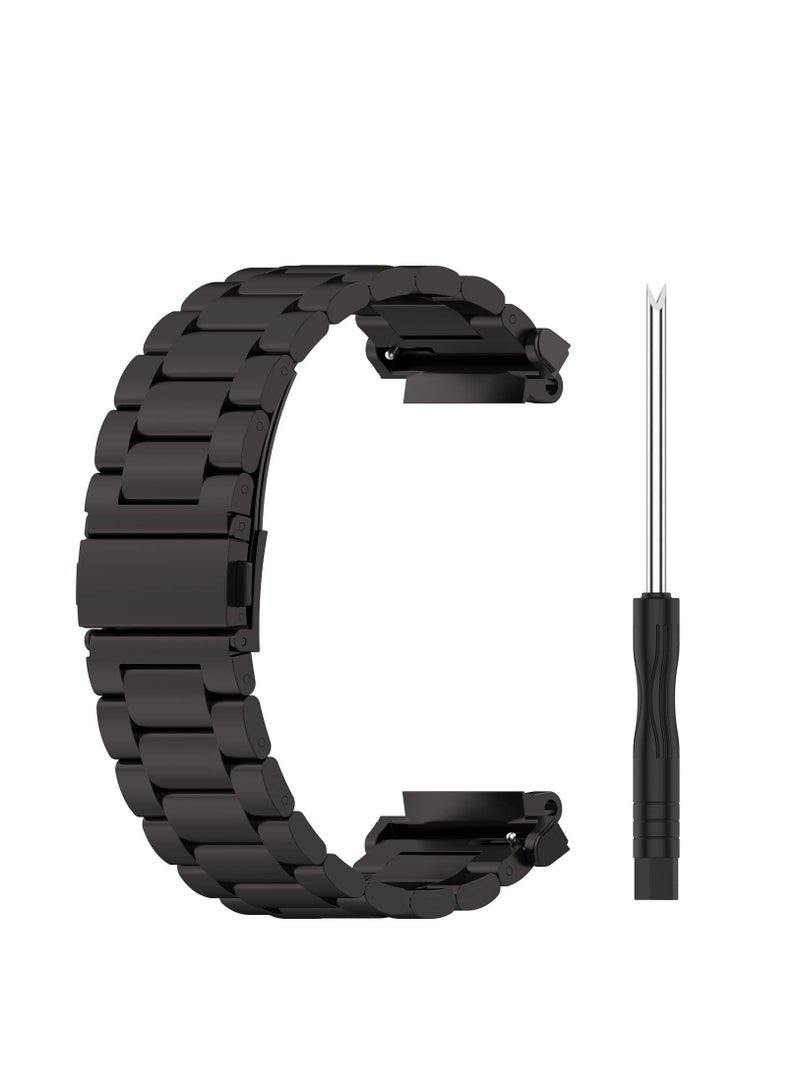 سوار رجالي معدني قابل للتعديل الفولاذ المقاوم للصدأ سوار بارد مع الملحقات سوار Amazfit T-Rex2 ووتش الذكية استبدال سوار - Image 5