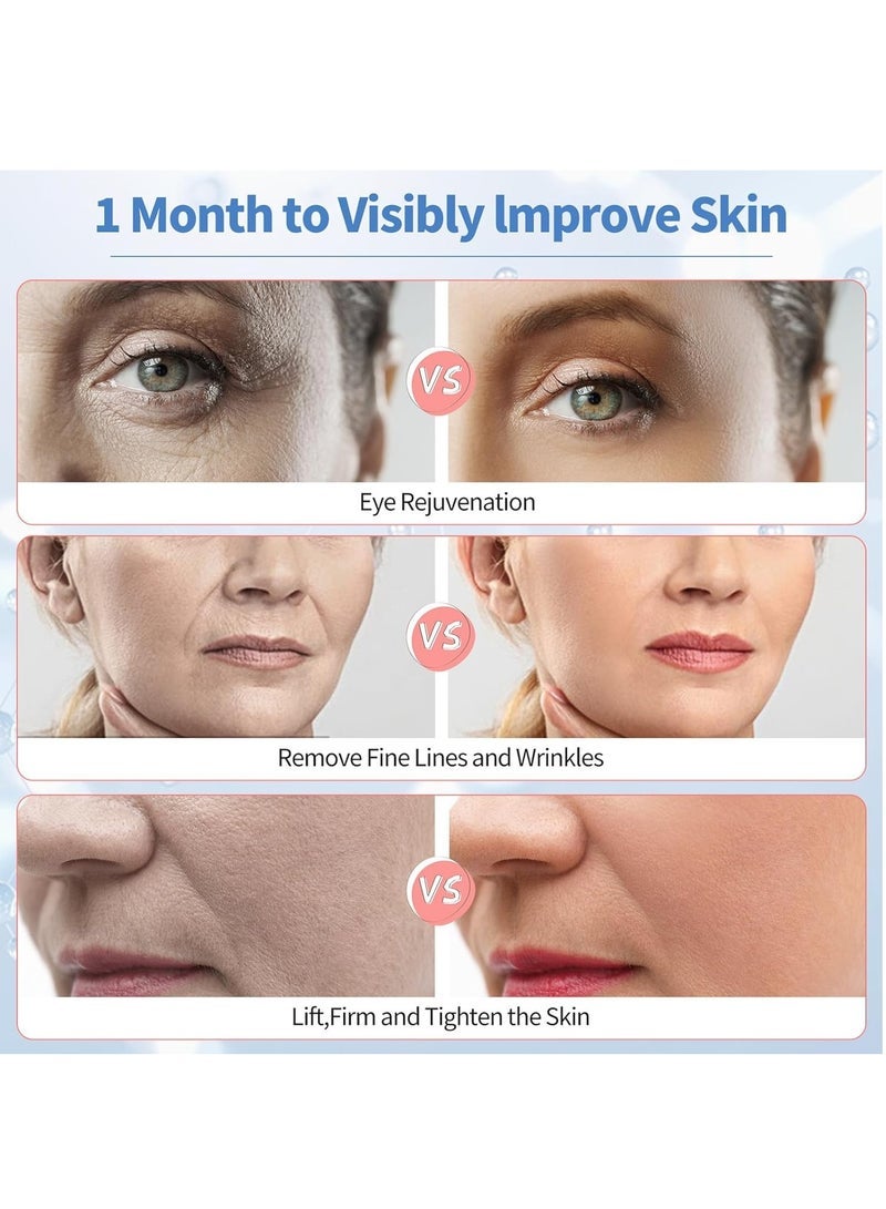 Microcurrent Facial Device, Facial Massager, Home Use Skin Tightening Machine Light Therapy for Face Eye Neck Lifting 6 in 1 Skin Care Tool