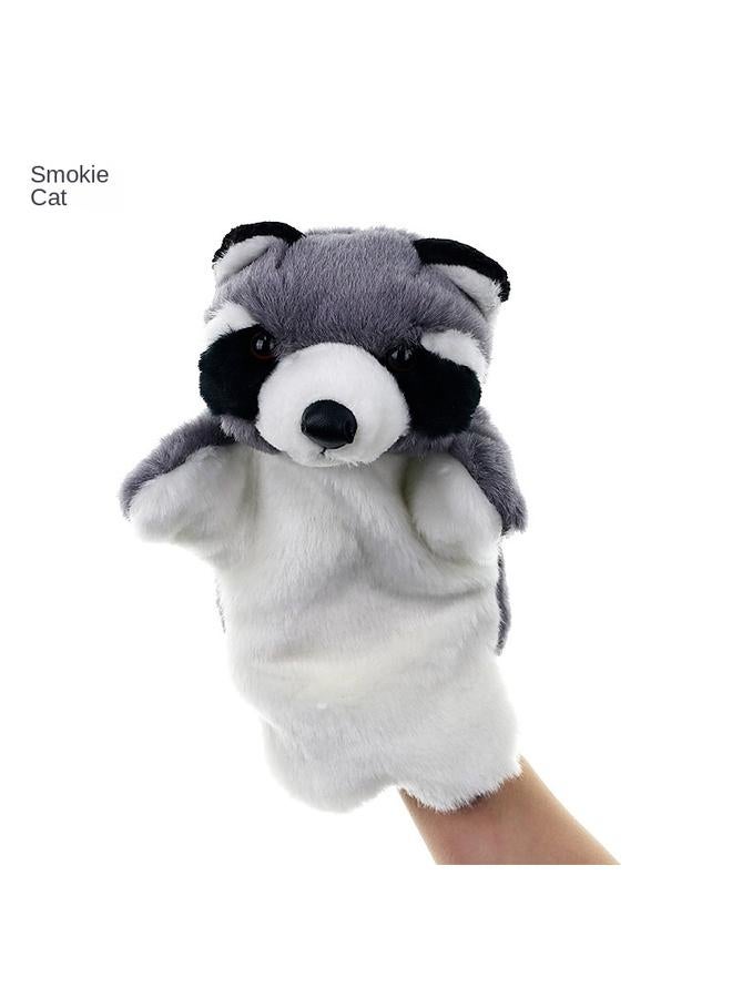 الأزرق جي دبليو الدمى القطيفة لعبة الحيوانات الصغيرة على شكل زباد القط الدمى التفاعلية لرياض الأطفال - Image 5