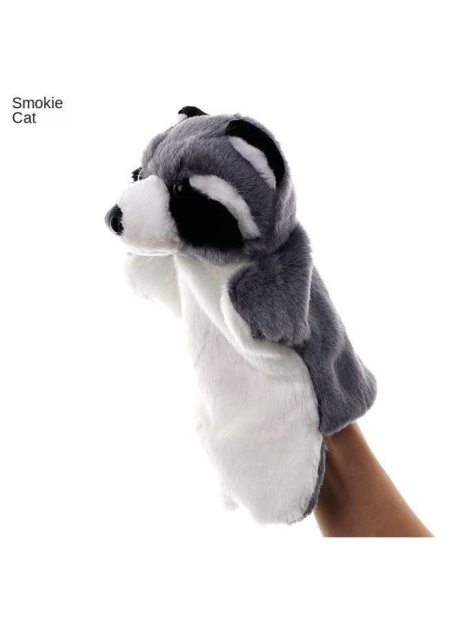 الأزرق جي دبليو الدمى القطيفة لعبة الحيوانات الصغيرة على شكل زباد القط الدمى التفاعلية لرياض الأطفال - Image 3