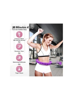 Rock Pow Abdomen Fitness Weighted Hoola Hoop With Auto-Spinning Ball  - Image 5