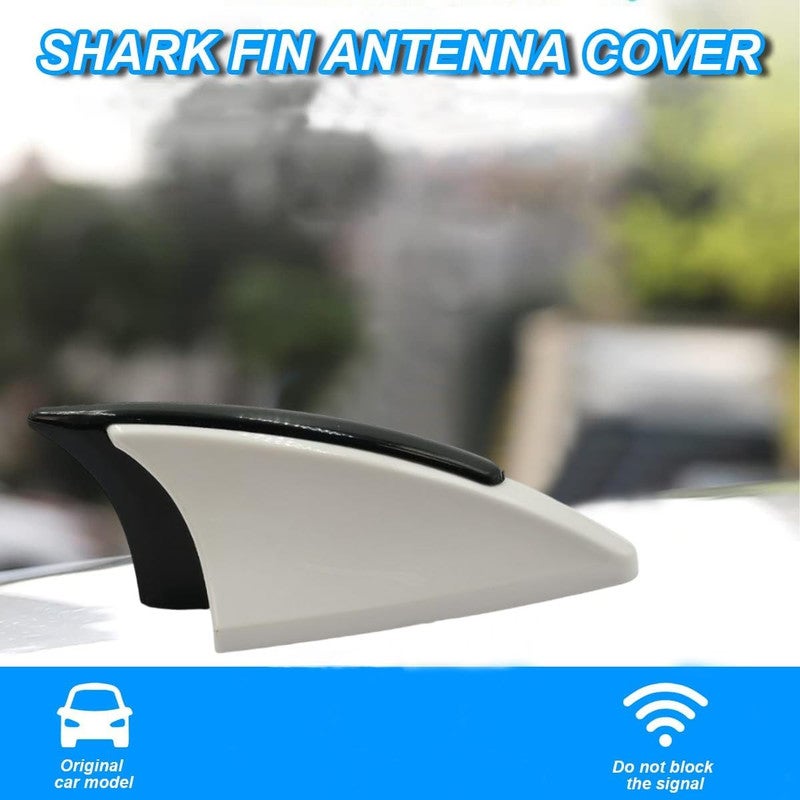 Universal Car Shark Fin Antenna Cover – Stylish Roof Antenna Decorative Cover for Car, SUV and Truck, AM/FM Radio Signal Compatible Car Roof Aerial Cover, Wind Resistant Car Antenna Replacement Cover, Easy Install Automotive Exterior Accessory - Image 5