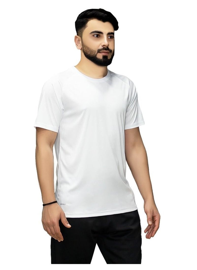 Plain White Crew Neck SPORT T-Shirt for Men - pzsku/Z456B0F9373123EF217DCZ/45/_/1671520135/87a3599b-661a-4668-b13f-d3100e4d41d7