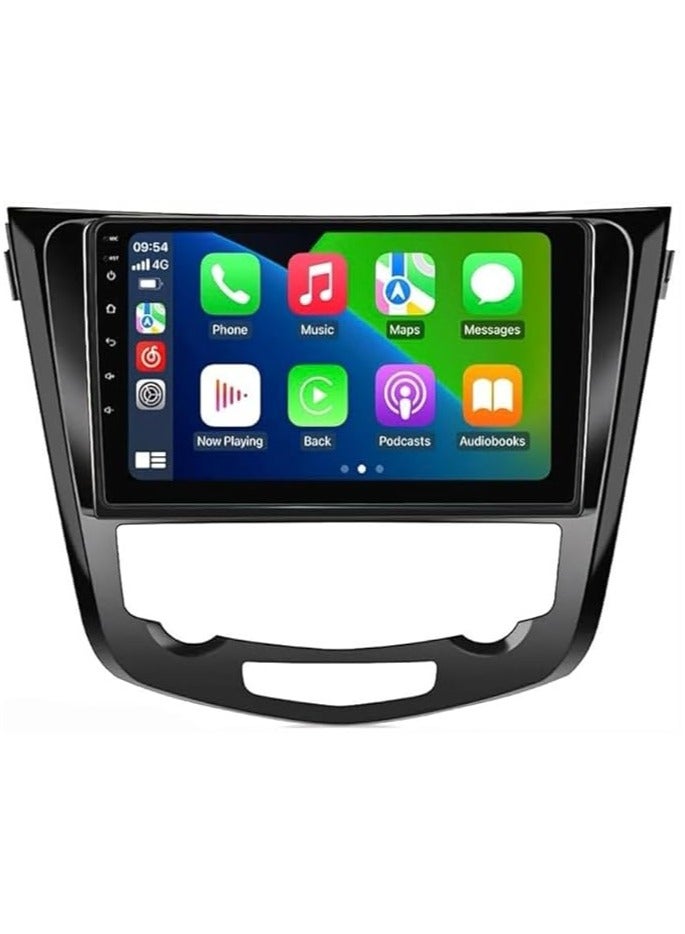 SHEZA STAR Android Car Stereo for Nissan X-Trail Rogue Qashqai 2014-2018 4GB RAM 32GB ROM Support Carplay, M-Link Wi-Fi BT,GPS, 10 Inch IPS Screen with AHD Camera Included (Auto AC) - Image 1