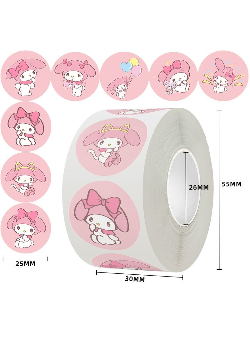 Children's reward stickers, 4 rolls of 2000 stickers, diary, notebook stickers, mobile phone laptop decoration stickers, children's game stickers - Image 2