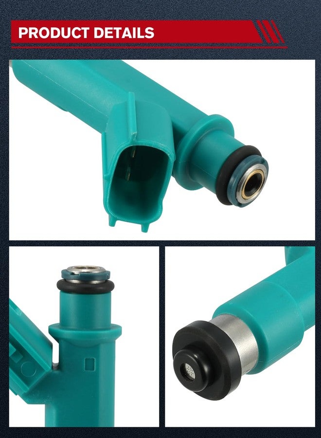 TAUTOY FJ758 Fuel Injectors 4PCS 2.4L Only For Scion tC 2005-2010,xB 2008-2015,For Toyota Camry 2004-2009,RAV4/Solara 2004-2008,Corolla/Matrix 2009-2013,Highlander 2004-2007,232090H060 2320928080 - Image 2