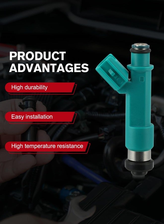 TAUTOY FJ758 Fuel Injectors 4PCS 2.4L Only For Scion tC 2005-2010,xB 2008-2015,For Toyota Camry 2004-2009,RAV4/Solara 2004-2008,Corolla/Matrix 2009-2013,Highlander 2004-2007,232090H060 2320928080 - Image 3