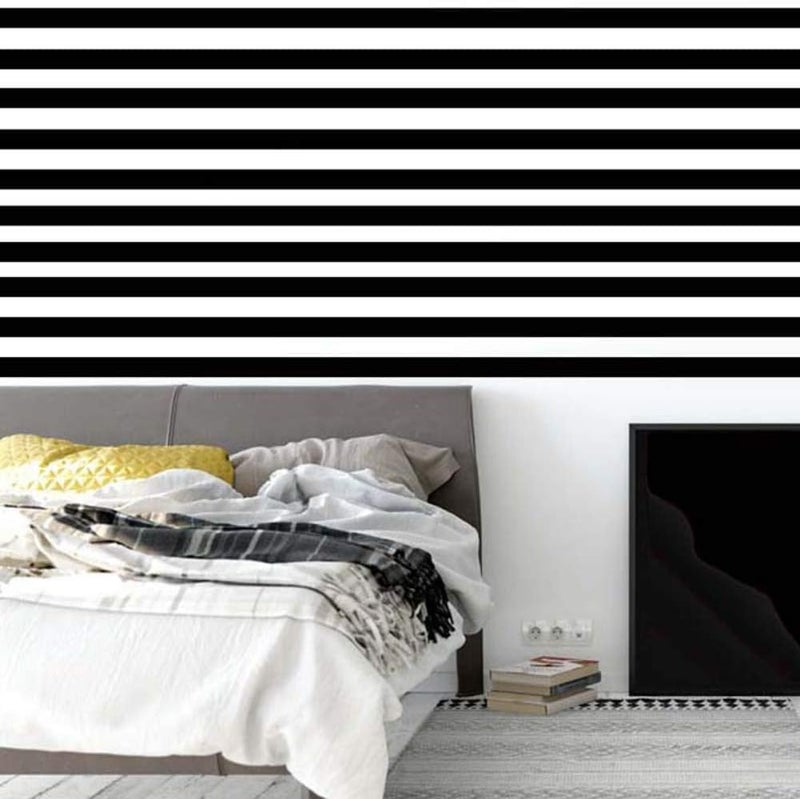Opemg 10 قطعة ملصقات مرآة للجدار تصميم مخطط فسيفساء مرآة فنية ملصق DIY ملصقات حدود خطية ذاتية اللصق ألواح مرآة أكريليك قابلة للإزالة ملصق جدار ملصقات جدارية وجداريات لتزيين المنزل 5*20 سم - Image 4
