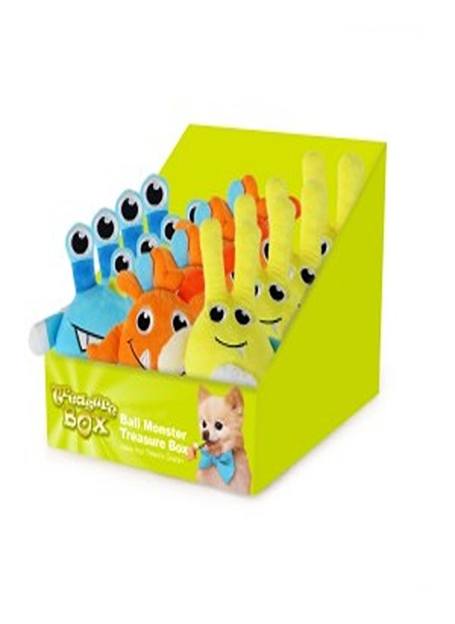 all for paws Ball Monster Treasure Box Assorted - 24pcs/box 
