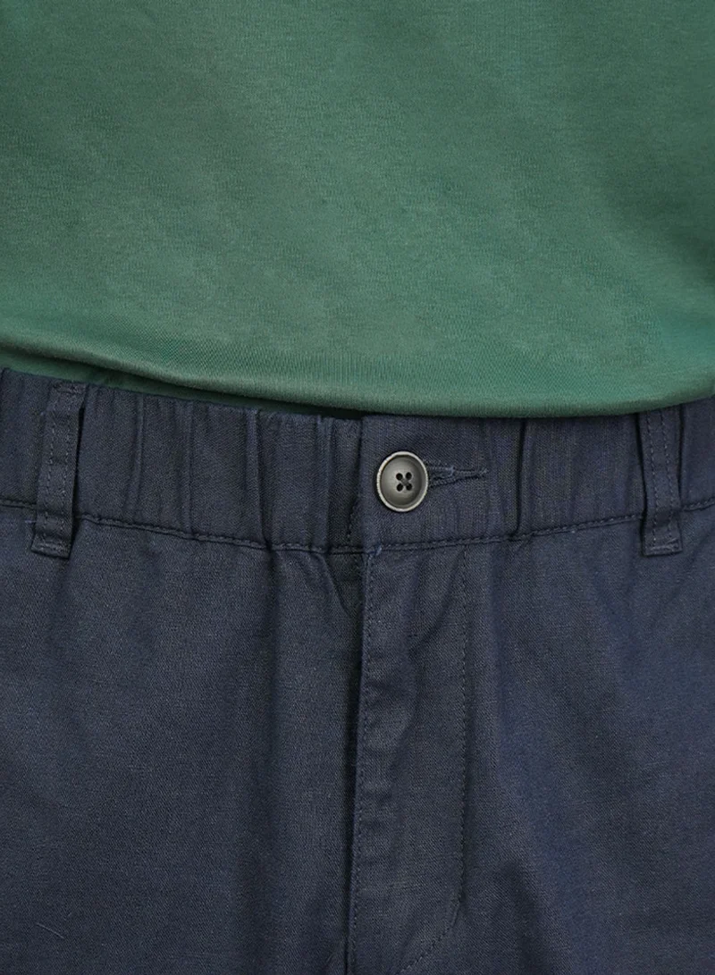 GIORDANO  Men's Slim Linen Cotton Bermuda Shorts for Men | Best Price UAE