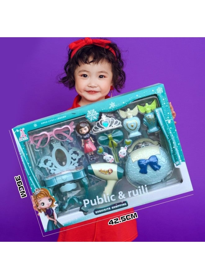 Children's Simulation Kitchen Tableware Small Household Appliances Supermarket Set Gift Box Play House Toys Training Gifts-Color:6665 Creative Handmade DIY Crystal Lamp gift Box】 - Image 5