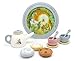 Kids Preferred Beatrix Potter Peter Rabbit Wooden Tea Set for Pretend Play 11 Pieces - Image 4