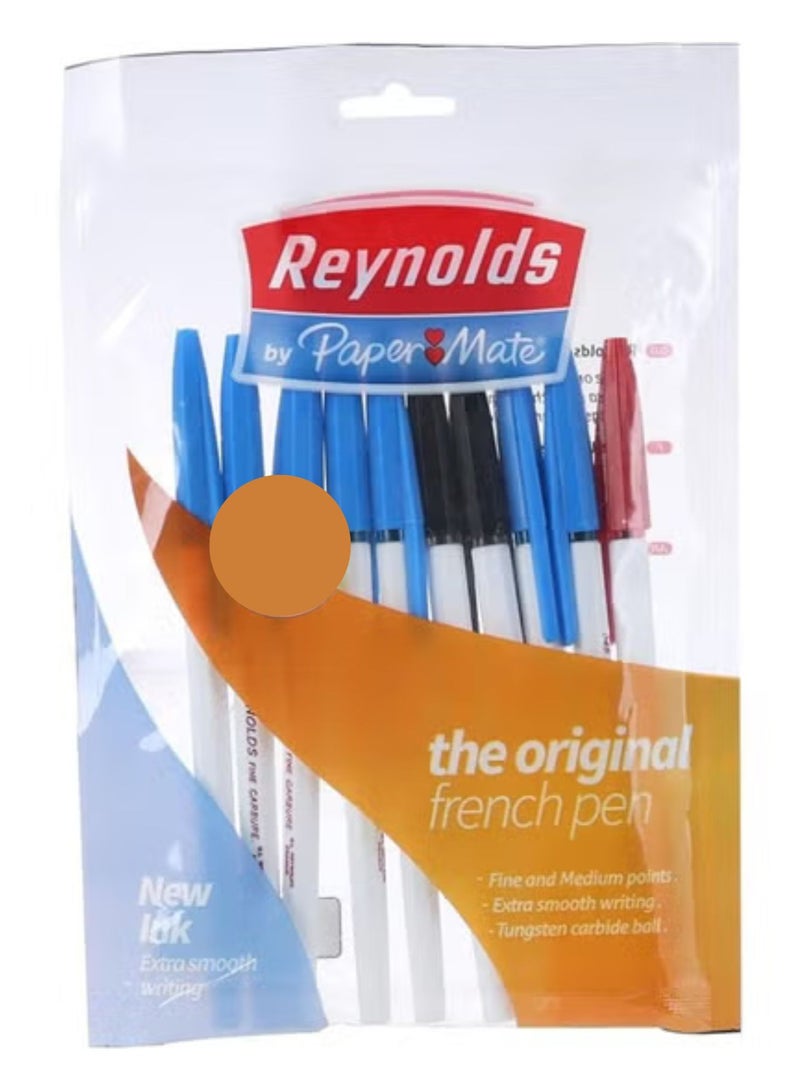10 Fine Point Ballpoint Pens (045 Pens)