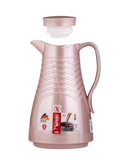 Valk 2 Model Vacuum Flask With Double Wall Glass 1.0 Liter  Wide Mouth With Anti-Leakage Cap Double Walled Travel Mug  Pearl Mocca Color  - Image 5