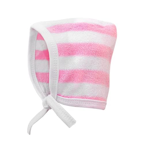 BUMSIES Washable Reusable Soft Cotton Printed Cap with Tie Knot for New Born Baby Boy & Girl/Topa Set - Pack of 3 - (0-3 Months) Multicolour - Image 4