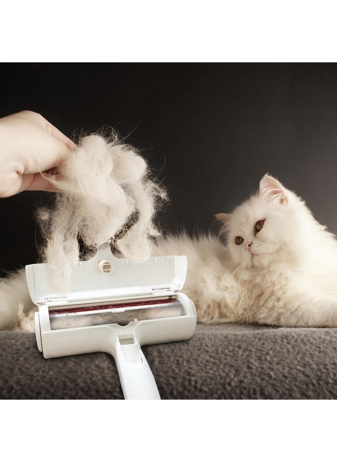 Nado Care Pet Hair Remover Roller  Lint Roller For Pet Hair  Self Cleaning Dog & Cat Hair Remover  Remove Dog, Cat Hair From Furniture, Carpets, Bedding, Clothing And More. White  - Image 2