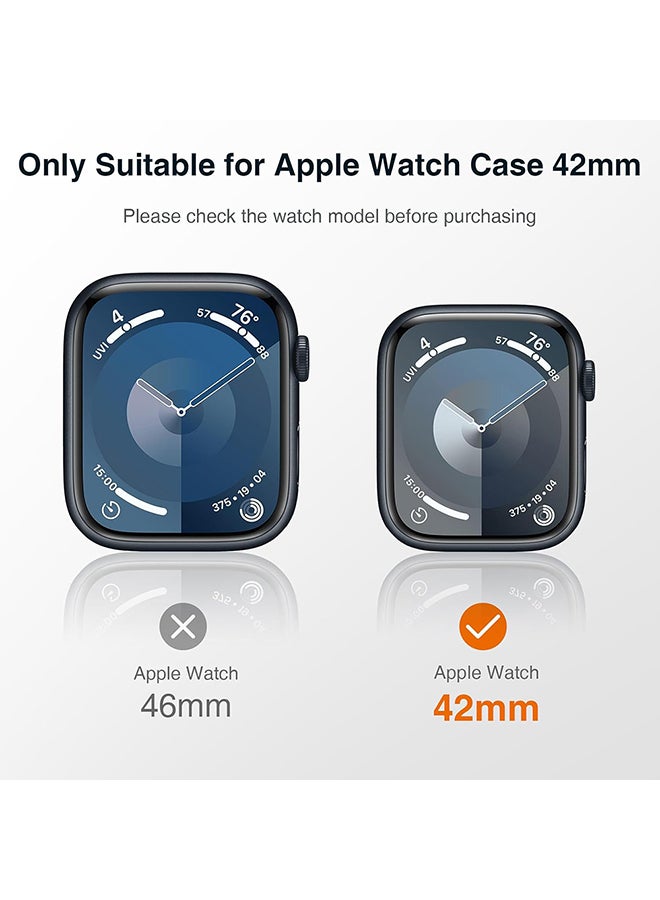 O Ozone 2 Pack Case Compatible with Apple Watch Series 10 42mm, Ultra Thin Soft TPU Shockproof Case Cover Bumper Protector for iWatch Accessories - Clear  - Image 2
