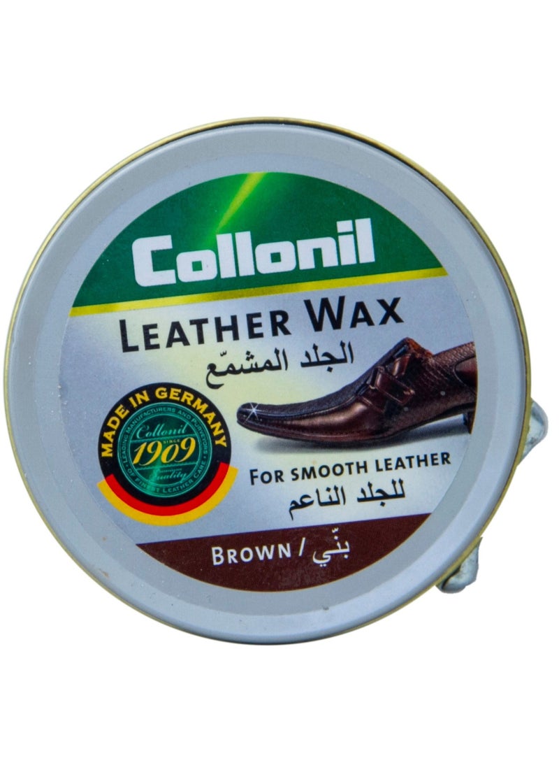 Collonil Shoe Polish Leather Wax Brown 50 ML - Image 1