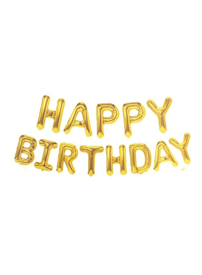 NIBEMINENT 25-Piece Happy Birthday Aluminium Foil Balloon Cover Set - Image 2
