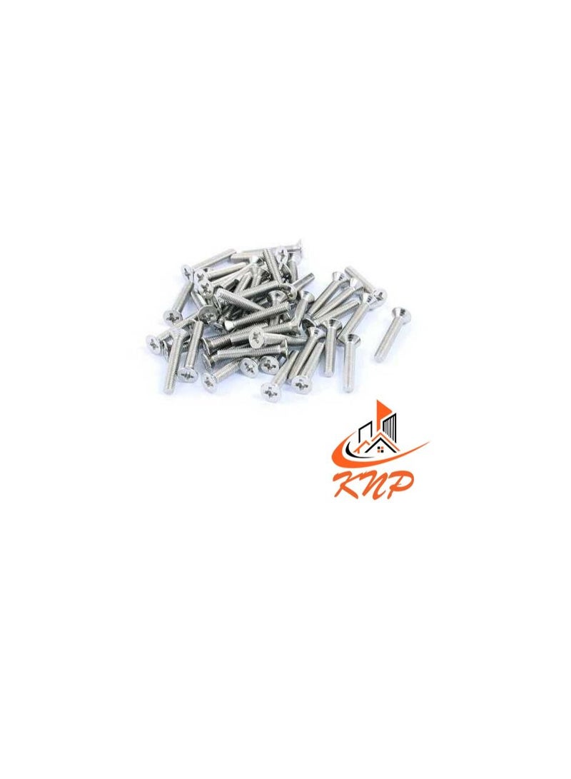 KNP KNP Countersunk Machine Screws - Pack of 200 (M3 x 12mm)  - Image 2