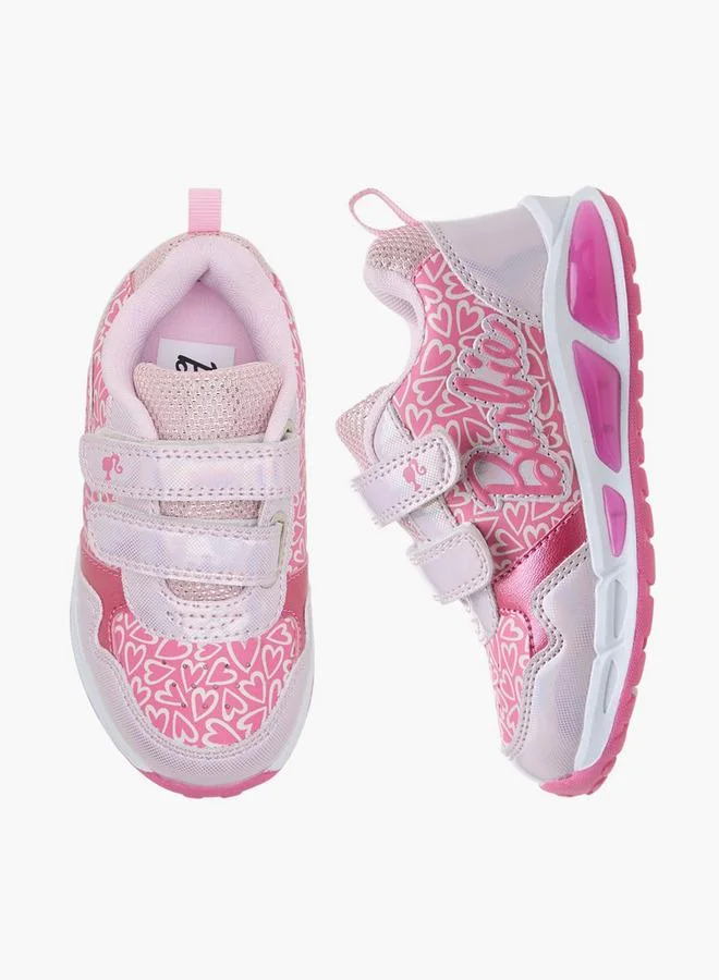 باربي Girls Light-Up Ankle Sneakers