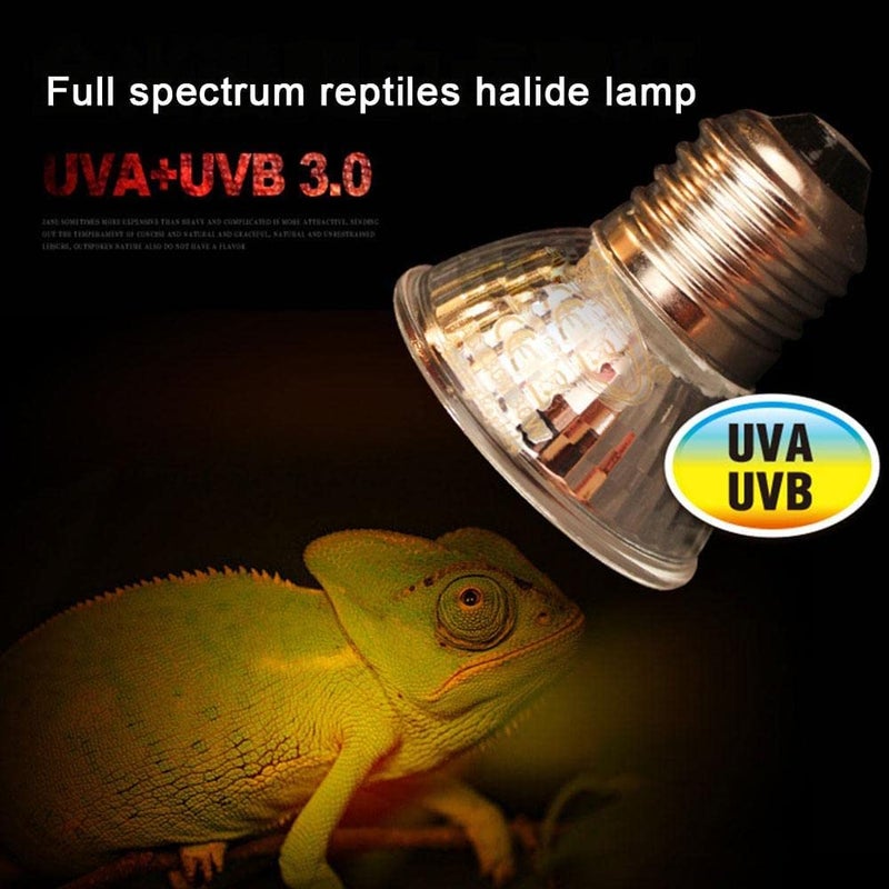 VAYINATO ® 50W (Pack Of 2) Reptile Turtle Heat Lamp Lights, UVA UVB Aquarium Bulbs by Petzlifeworld - Image 5