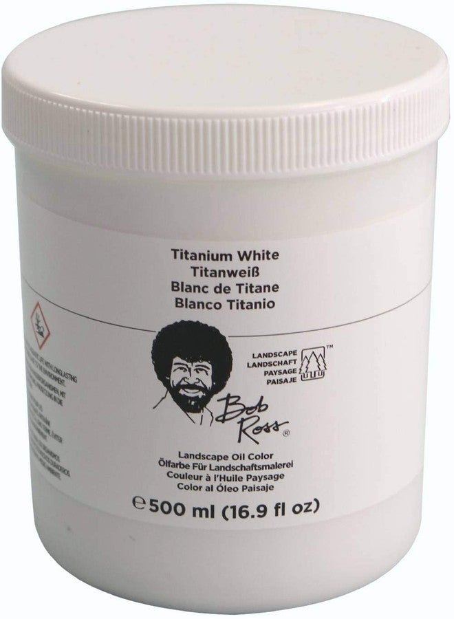 Bob Ross Landscape Oil Paint Jar 500ml-White, White, 16.9 Fl Oz (Pack of 1)