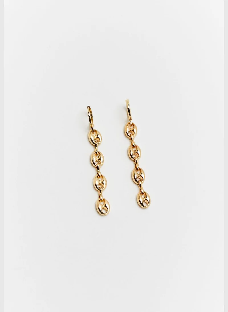 PULL&BEAR Chain hoop earrings