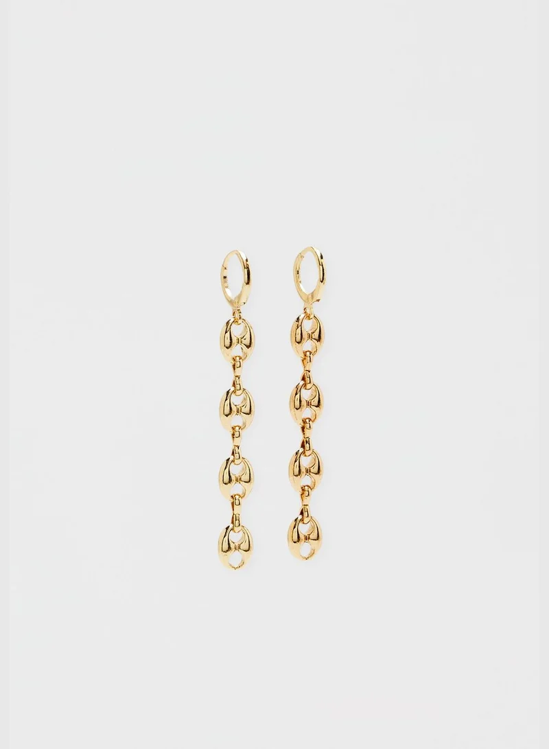 PULL&BEAR Chain hoop earrings