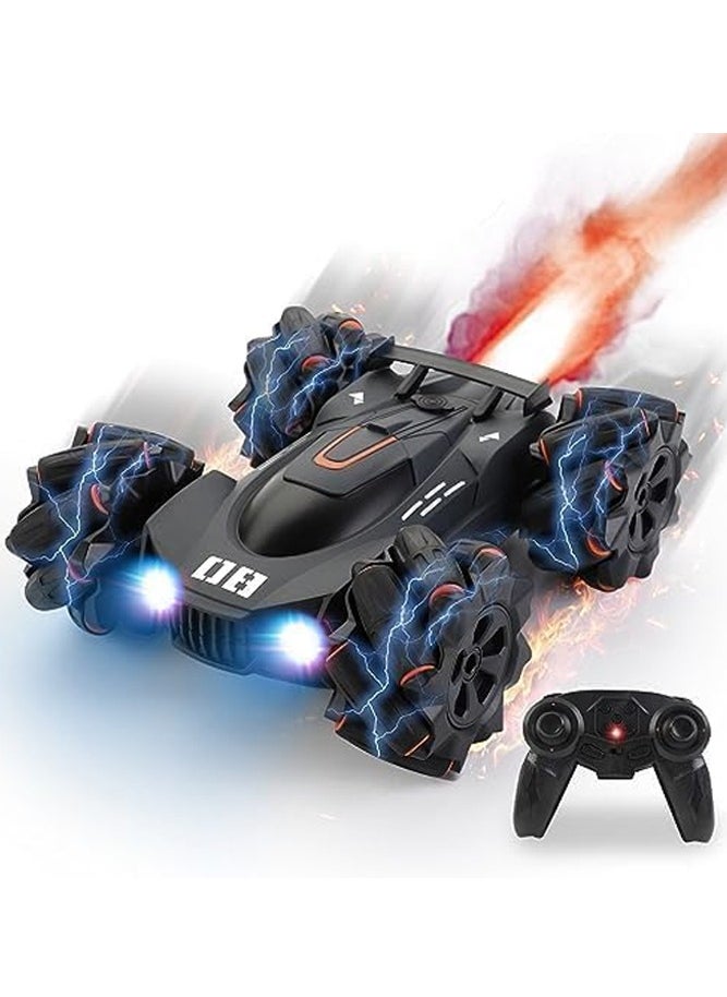 360° Stunt RC Car for Kids- Rechargeable Remote Control Toy with LED Lights, Exhaust Spray, Sound Effects, and All-Terrain Double-Sided Driving, Perfect for Boys and Girls Ages 3+ - pzsku/Z456C3D96B2E42F2F5CA0Z/45/_/1733297862/5c478160-8ff0-49e4-8e64-7b4619e30840