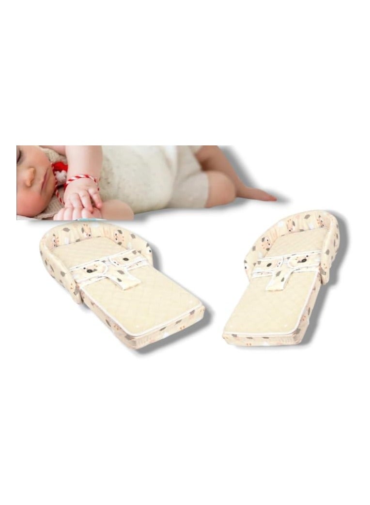 Multi functional Baby Bassinet, bed Portable Co-Sleeping Crib with Breathable keep baby close and protected (BIGE)  - Image 2