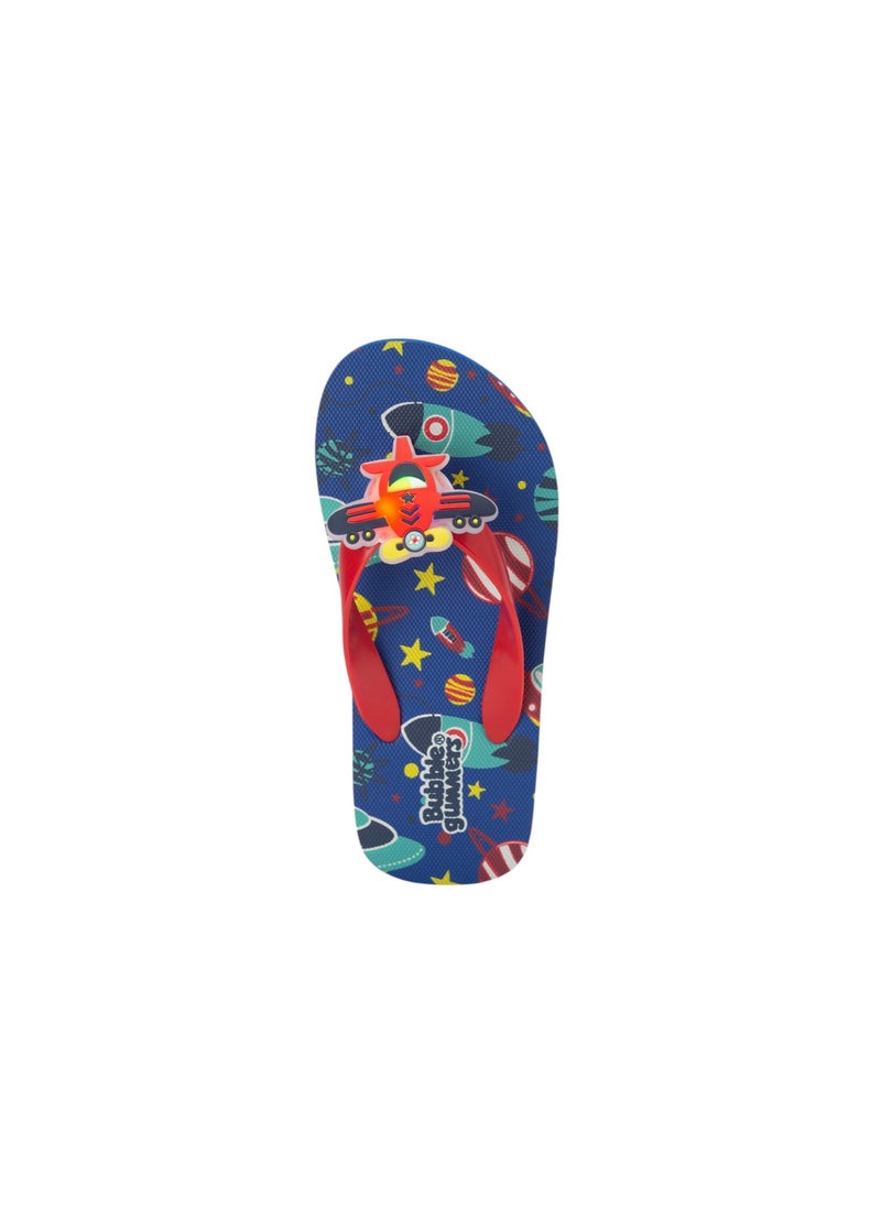 Bata - Printed T-Strap Slippers - Image 1