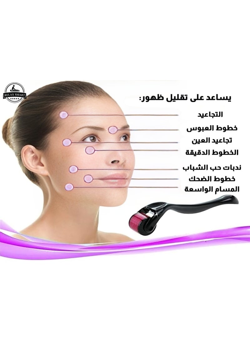 Relax Smart Skin Roller 2-Pack Microneedle Titanium Derma Roller for Face and Scalp – Skin Care Tool for Men and Women - Image 5