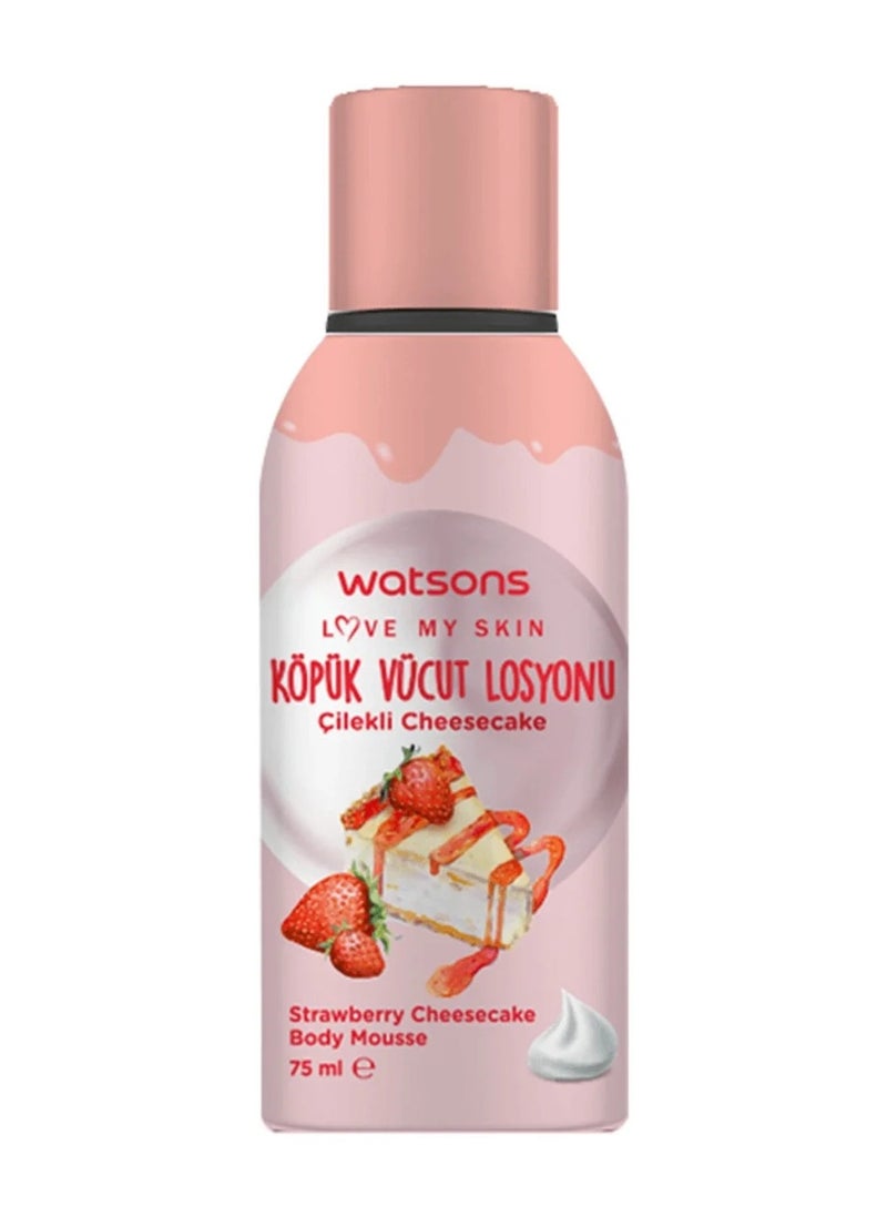 Watsons Love My Skin Strawberry Cheesecake Body Mousse 75 ml  - Image 1